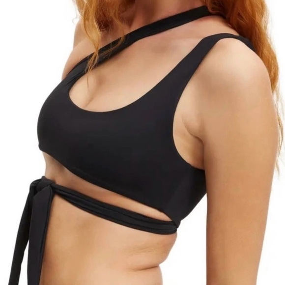 NWT Good American Bikini Versatile Black Top - Picture 7 of 9